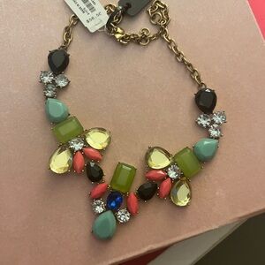 Elegant Multicolor Statement Necklace NWT J.CREW ORIGINAL